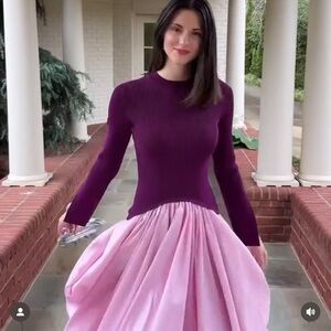 Simkhai Dress in Purple and Pink